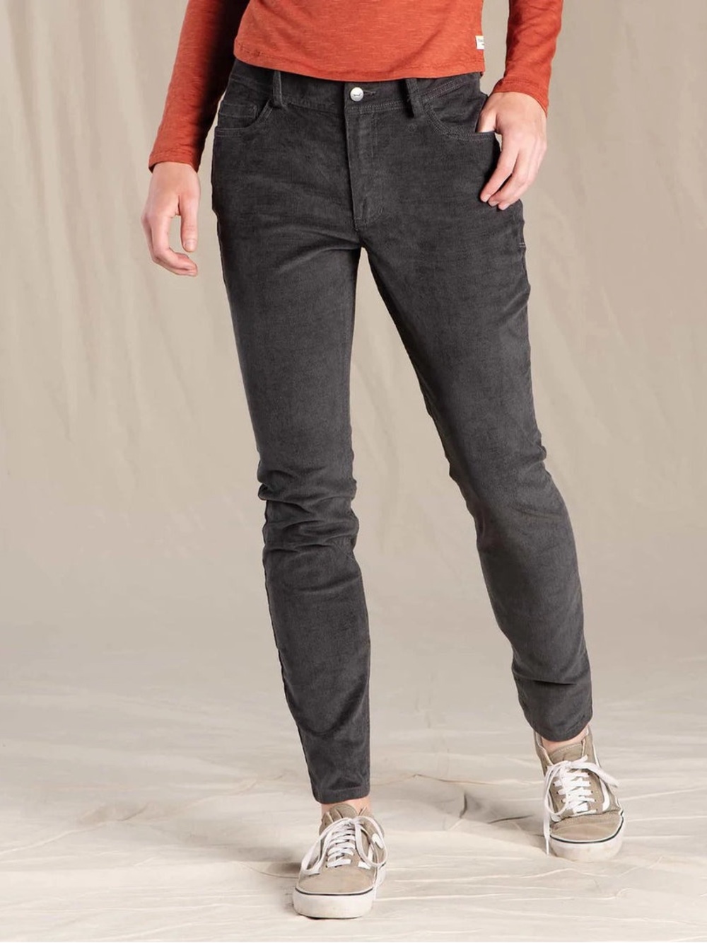 Toad&Co Charcoal karuna cord skinny Pants